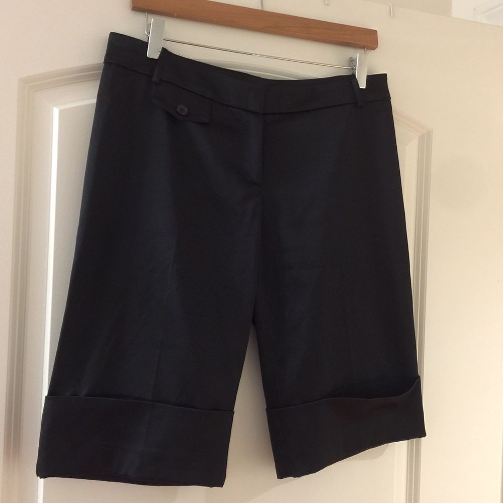 Cache satin ankle pants